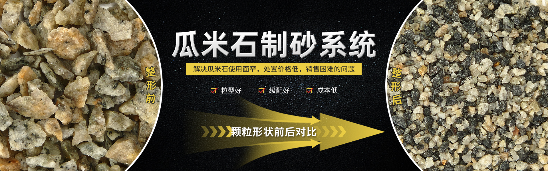 瓜米石制砂系統